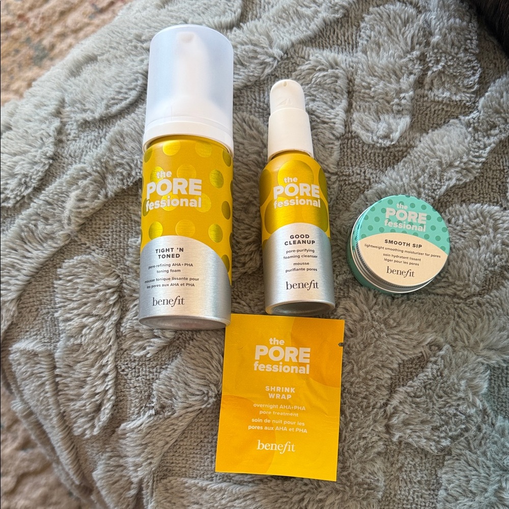 Benefit The POREfessional Skincare Collection - Yellow and Silver